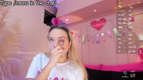 SaraAvila  online show from 1, 3, 2025