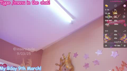 SaraAvila  online show from 9, 3, 2025