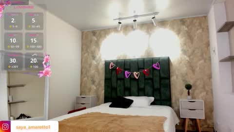 Saya Amaretto  online show from 28, 2, 2026