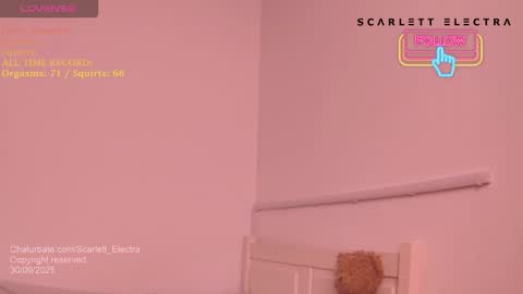 Snapshot of scarlett_electra chatting on 30, 9, 2025 SCARLETT ELECTRA  -  online show from 30, 9, 2025