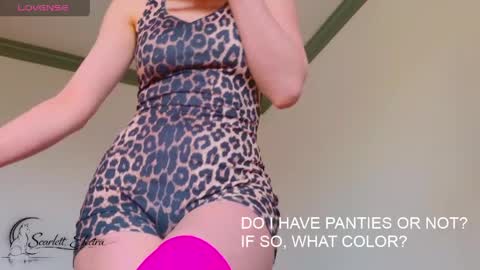 Snapshot of scarlett_electra chatting on 3, 4, 2026 SCARLETT ELECTRA - online show from 3, 4, 2026