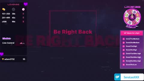 SeraLeeXXX online show from 13, 11, 2025