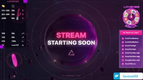 SeraLeeXXX online show from 6, 2, 2026