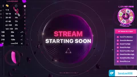 SeraLeeXXX online show from 20, 4, 2026