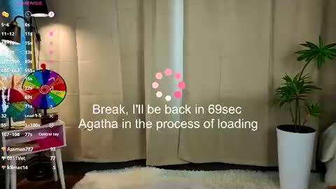 Snapshot of sexy_xs chatting on 29, 6, 2026 Agatha online show from 29, 6, 2026