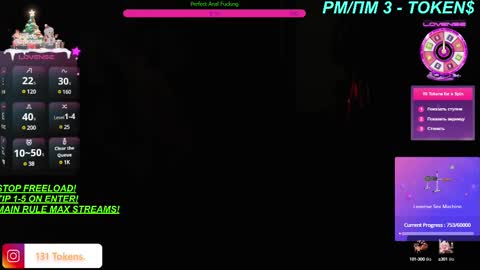 BISEXPRINCE777 online show from 7, 1, 2025