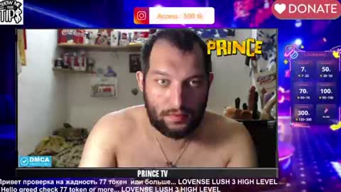 BISEXPRINCE777 online show from 25, 6, 2026