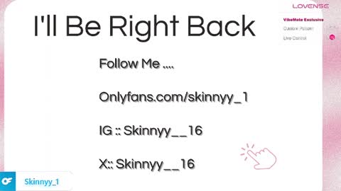 Skinnyy   online show from 28, 4, 2026