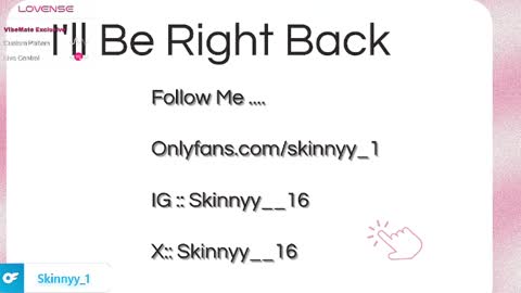 Skinnyy   online show from 13, 5, 2026