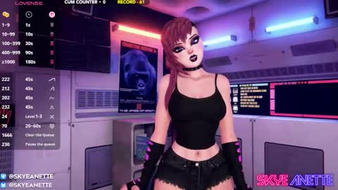 SkyeAnette online show from 2, 2, 2026