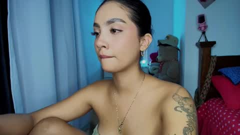 Snapshot of stefanny_pllus chatting on 29, 10, 2025 Im MiaIts my first day here  online show from 29, 10, 2025