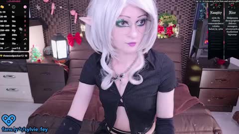 Snapshot of sylvie_fey chatting on 23, 12, 2024 Sylvie online show from 23, 12, 2024