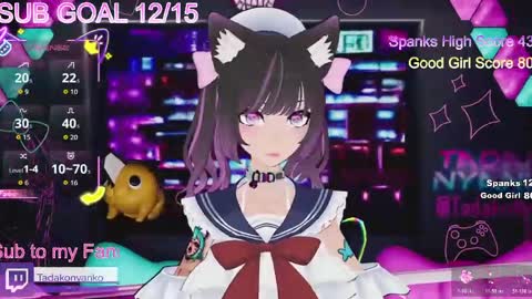 Snapshot of tadakonyanko chatting on 15, 4, 2026 Tadako Nyanko online show from 15, 4, 2026