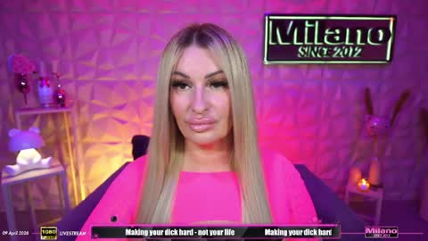 Snapshot of tamaramilano chatting on 9, 4, 2026 TamaraMilano online show from 9, 4, 2026