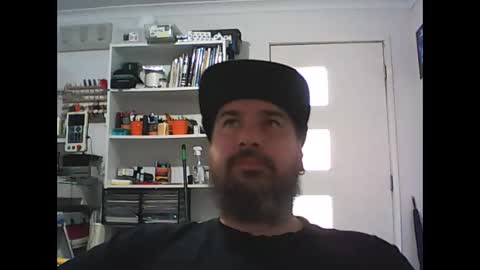 Snapshot of theozbeardguy chatting on 13, 1, 2025 aussiebeard online show from 13, 1, 2025