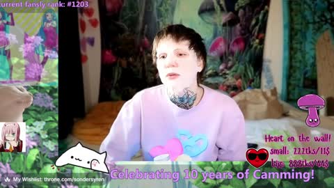 Snapshot of tricky_nymph chatting on 11, 3, 2026 Cassie online show from 11, 3, 2026