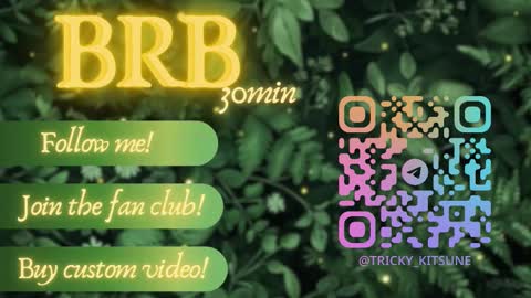 trickykitsune online show from 13, 9, 2025