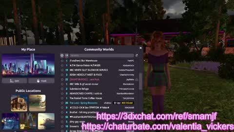 Snapshot of valentia_vickers chatting on 9, 4, 2026 Valentia online show from 9, 4, 2026
