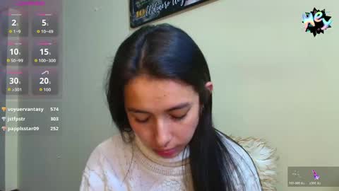 Snapshot of vallery_evanss chatting on 7, 5, 2026 Taty independent account online show from 7, 5, 2026