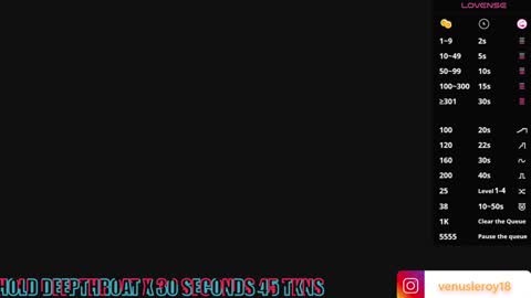 Venus online show from 9, 1, 2025