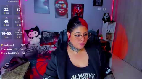 Snapshot of veronika_metalstar chatting on 23, 10, 2025 Miss Veronika online show from 23, 10, 2025