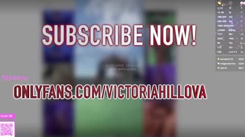 Snapshot of victoriahillova chatting on 3, 1, 2025 Victoria Hillova online show from 3, 1, 2025
