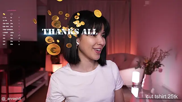 Snapshot of anniehillofficial chatting on 21, 1, 2025 anniehillofficial online show from 21, 1, 2025