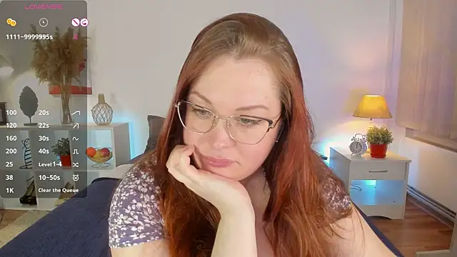 Snapshot of CutieGinger chatting on 8, 12, 2024 CutieGinger online show from 8, 12, 2024