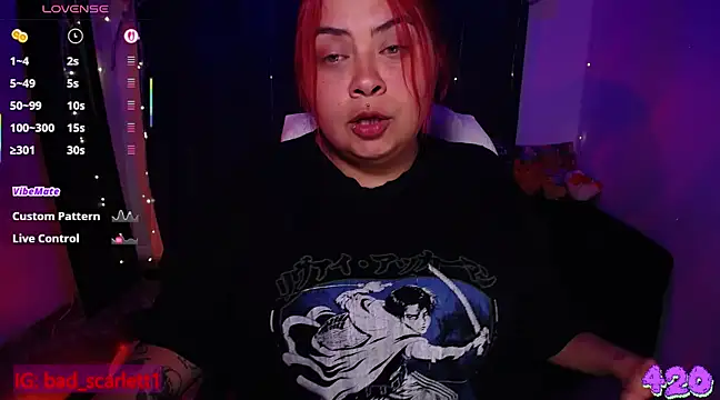 Snapshot of bad_scarlett1 chatting on 21, 3, 2025 bad scarlett1 online show from 21, 3, 2025