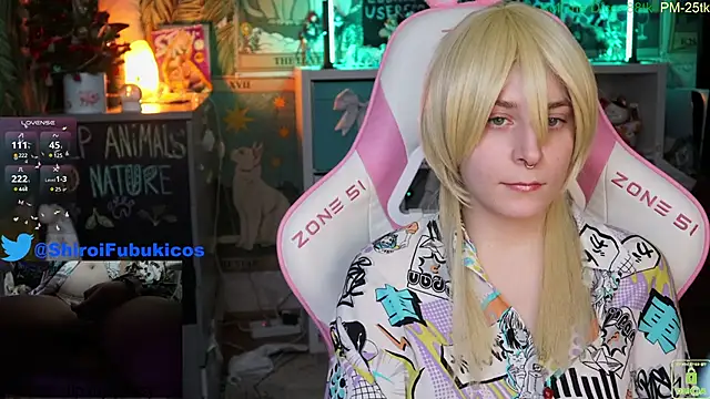 ShiroiFubuki online show from 23, 12, 2024