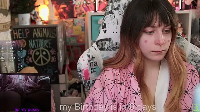 ShiroiFubuki online show from 14, 2, 2025