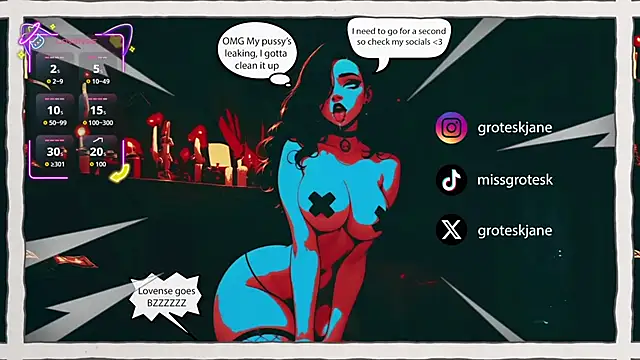 Snapshot of GroteskJane chatting on 17, 2, 2026 GroteskJane online show from 17, 2, 2026