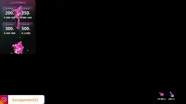 Snapshot of LucciaPorter chatting on 18, 12, 2024 LucciaPorter online show from 18, 12, 2024