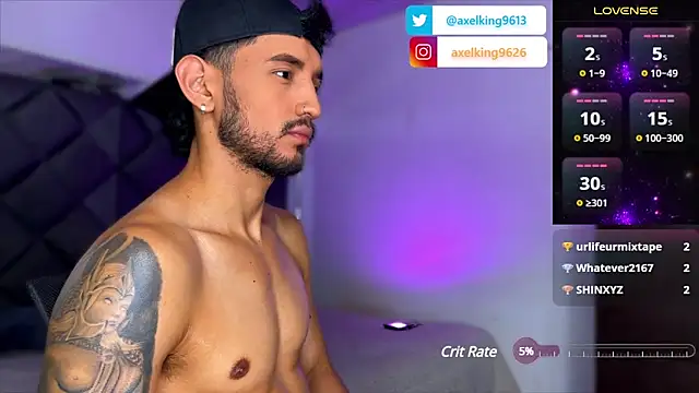 AxelKing1326 online show from 13, 2, 2025