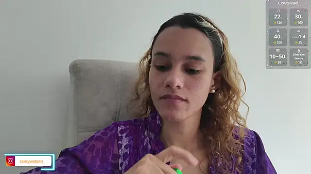 Snapshot of SamanthaWatson chatting on 30, 10, 2025 SamanthaWatson online show from 30, 10, 2025