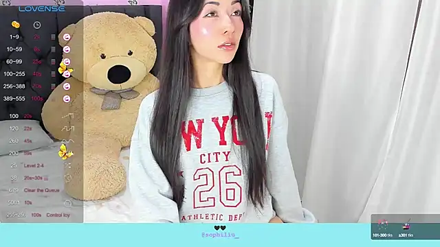Snapshot of SophiaLiu chatting on 13, 1, 2025 SophiaLiu online show from 13, 1, 2025