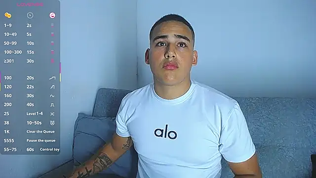 Latino Junge online show from 8, 3, 2025