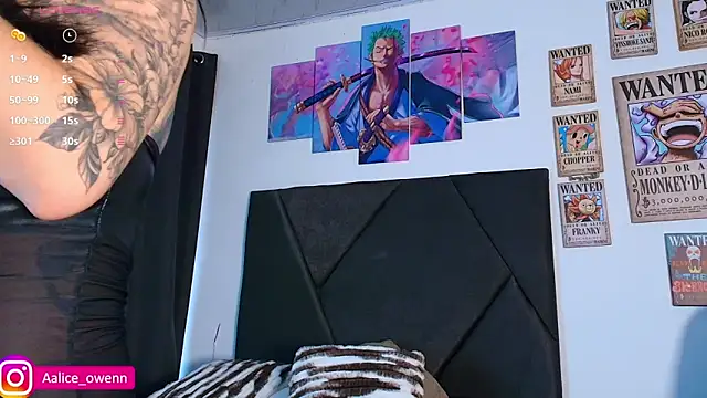 Aliceowenn online show from 7, 11, 2025