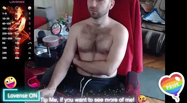 RealManHaveHairy online show from 15, 3, 2025