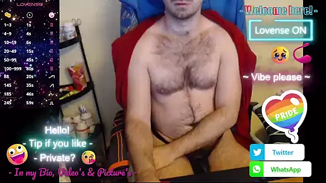 RealManHaveHairy online show from 2, 12, 2025