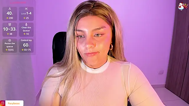 Fieryfenixx online show from 9, 1, 2025