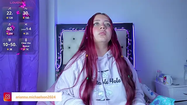 Snapshot of AriannaMichaelson chatting on 12, 2, 2025 AriannaMichaelson online show from 12, 2, 2025