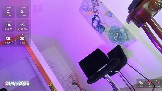 Sussy Hots online show from 21, 11, 2025