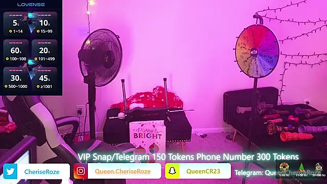cheriserozequeen online show from 22, 12, 2024