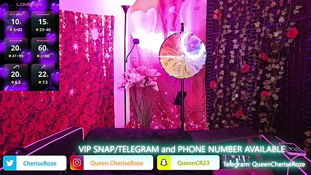 cheriserozequeen online show from 4, 3, 2025
