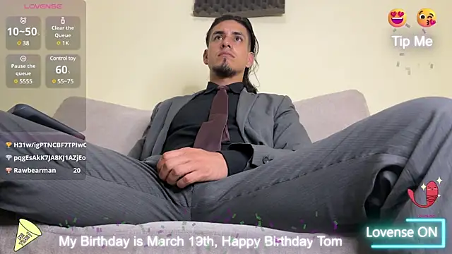 Tom blunt96 online show from 19, 3, 2025