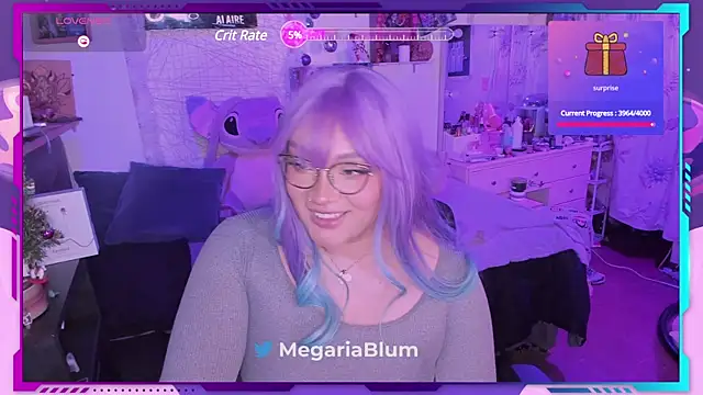 MegariaB online show from 15, 12, 2024