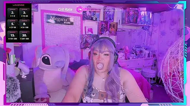 MegariaB online show from 8, 3, 2025