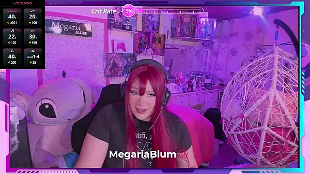 MegariaB online show from 17, 3, 2025