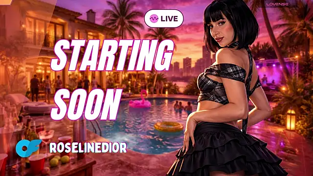 Snapshot of roselinedior chatting on 9, 4, 2026 roselinedior online show from 9, 4, 2026